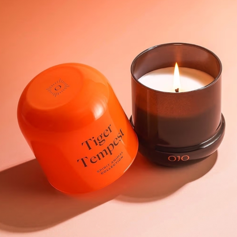 OJO Tiger Tempest Scented Candle – 7.8 oz Jar Candle